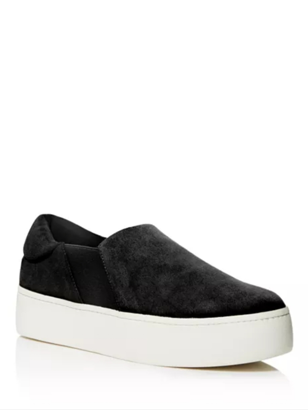 Vince Warren Slip On Loafer Sneakers Black Suede Size 8